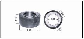 RECAMBIO FRENO INDUSTRIAL TF18508 - TAMBOR DE FRENO HYSTER Ø 316