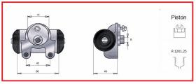 RECAMBIO FRENO INDUSTRIAL CF03601 - CILINDRO DE FRENO