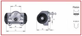 RECAMBIO FRENO INDUSTRIAL CF03603 - CILINDRO DE FRENO