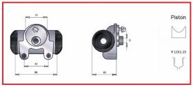 RECAMBIO FRENO INDUSTRIAL CF03606 - CILINDRO DE FRENO