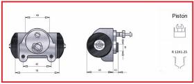 RECAMBIO FRENO INDUSTRIAL CF03607 - CILINDRO DE FRENO