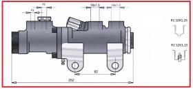 RECAMBIO FRENO INDUSTRIAL BF03617 - BOMBA DE FRENO MICO