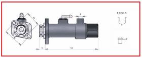 RECAMBIO FRENO INDUSTRIAL BF03621 - BOMBA DE FRENO MICO