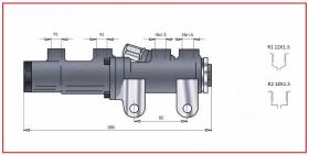 RECAMBIO FRENO INDUSTRIAL BF03637 - BOMBA DE FRENO MICO