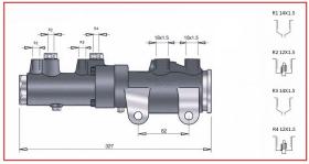 RECAMBIO FRENO INDUSTRIAL BF03638 - BOMBA DE FRENO MICO