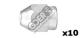 goer RH0111X - SET 10 RACORES HEMBRA 3/8X24 TUBO Ø5