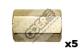 goer RC0301V - SET 5 RACORES CONECTORES H-H 10X100 - 3/8X24
