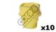 goer RP4107X - SET 10 RACORES PROTECTORES TAPON DE ROSCA 12X100